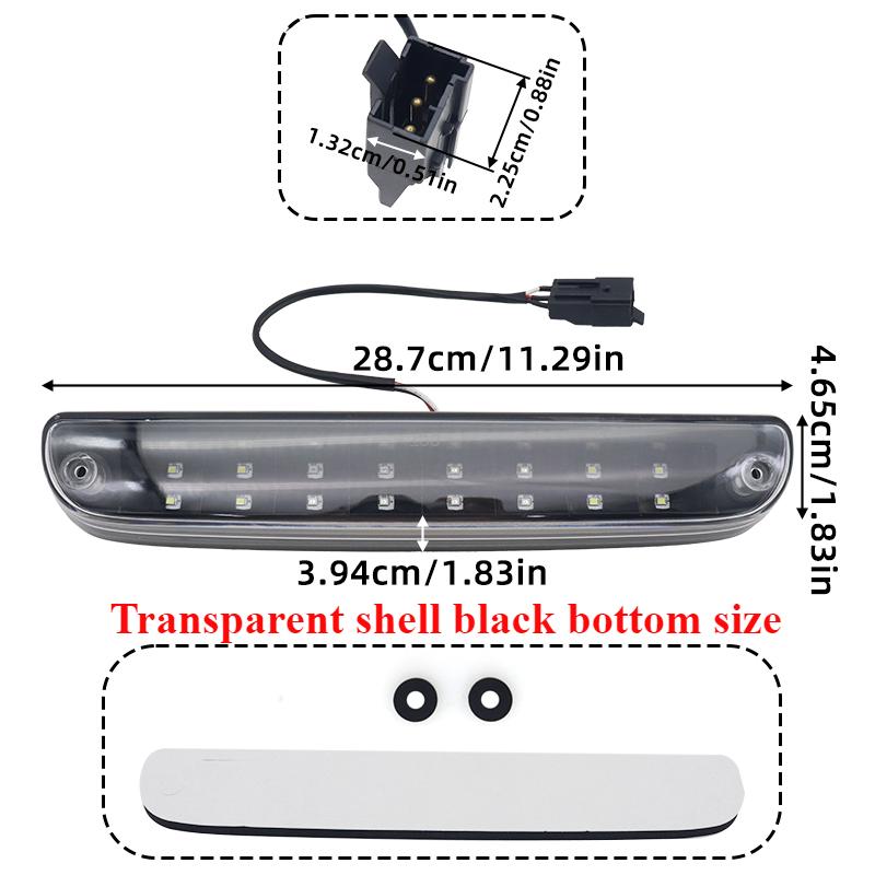 Светодиодный 3-й стоп-сигнал дымчатый красный для Ford Ranger 1993-2011 Ford F-250 F-350 1999-2016 Mazda B2300 парковочный задний сигнал
Светодиодный 3-й стоп-сигнал дымчатый красный для Ford Ranger 1993-2011 Ford F-250 F-350 1999-2016 Mazda B2300 парковочный задний сигнал