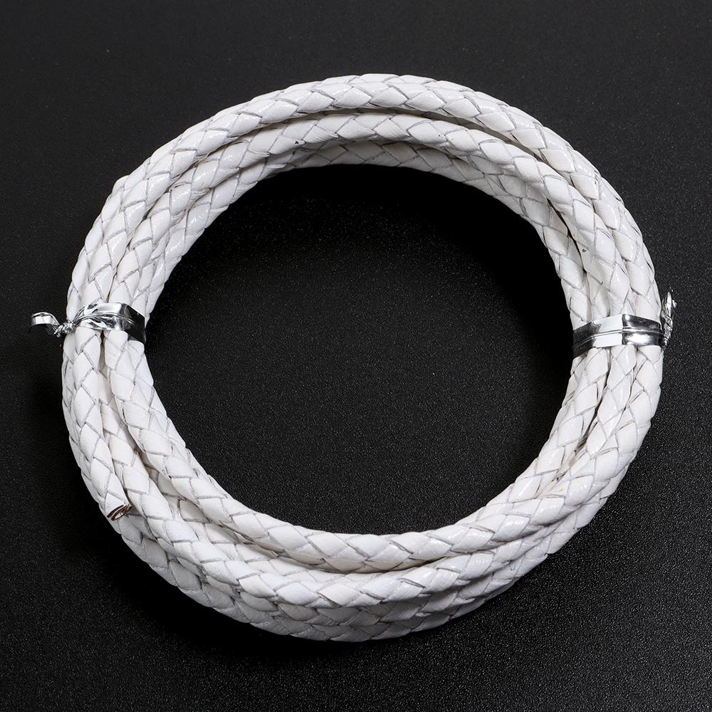 2 Yards 3/4/6mm Coloful Braided Genuine Leather Cords Oil Edge Weaving Cowhide Rope Bracelet Necklace Chain DIY Jewelry Rope 3mm белый
2 Yards 3/4/6mm Coloful Braided Genuine Leather Cords Oil Edge Weaving Cowhide Rope Bracelet Necklace Chain DIY Jewelry Rope 3mm белый