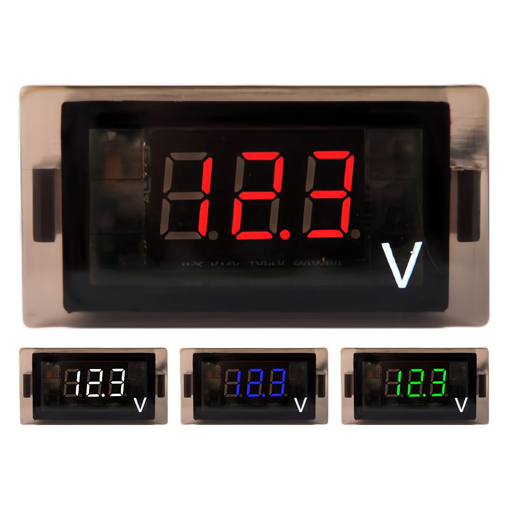 DC 12-24V Volt Voltage Tester Waterproof Digital Voltage Meter Car Motorcycle Volt Gauge Panel Meter for RV Boat Auto Truck білий
DC 12-24V Volt Voltage Tester Waterproof Digital Voltage Meter Car Motorcycle Volt Gauge Panel Meter for RV Boat Auto Truck білий