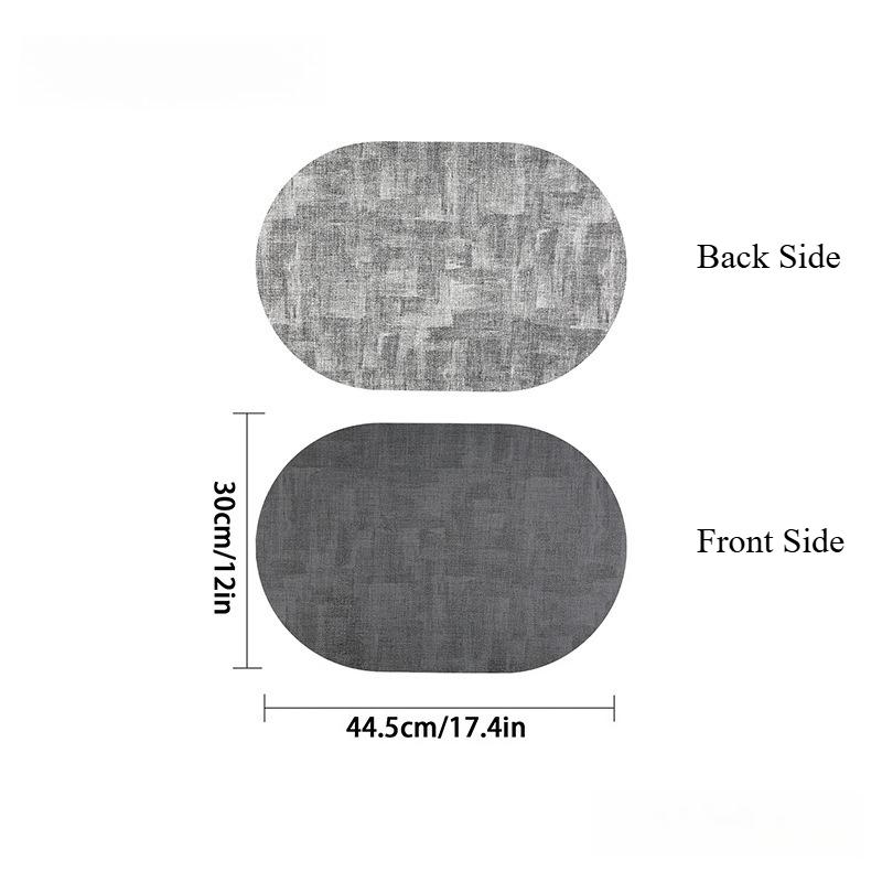 Premium Heat-Resistant Dining Table PVC Placemat Cup Coaster Tea Cup Mat Bowl Mat Anti-Scald Table Protector Home Use 44.5x30cm 1pc
Premium Heat-Resistant Dining Table PVC Placemat Cup Coaster Tea Cup Mat Bowl Mat Anti-Scald Table Protector Home Use 44.5x30cm 1pc