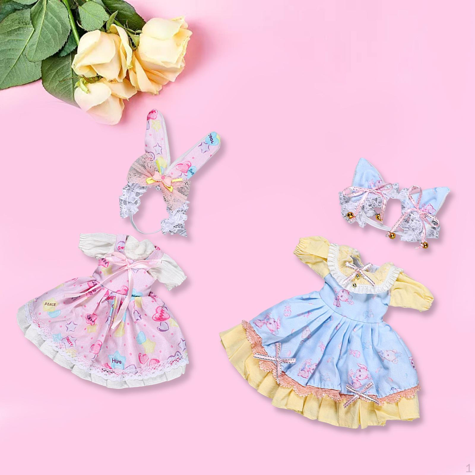 2 Pieces Girl Doll Dress Set Handmade Outfits Daily Wear Princess for 1/6 12inch Baby Style A_as described
2 Pieces Girl Doll Dress Set Handmade Outfits Daily Wear Princess for 1/6 12inch Baby Style A_as described