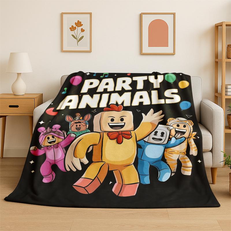 Cartoon R-Robloxs Game Gamer Flannel Blanket Soft Warm Throw Blanket for Bedroom Living Room Bed Travel Camping Picnic Gift 75x90cm
Cartoon R-Robloxs Game Gamer Flannel Blanket Soft Warm Throw Blanket for Bedroom Living Room Bed Travel Camping Picnic Gift 75x90cm