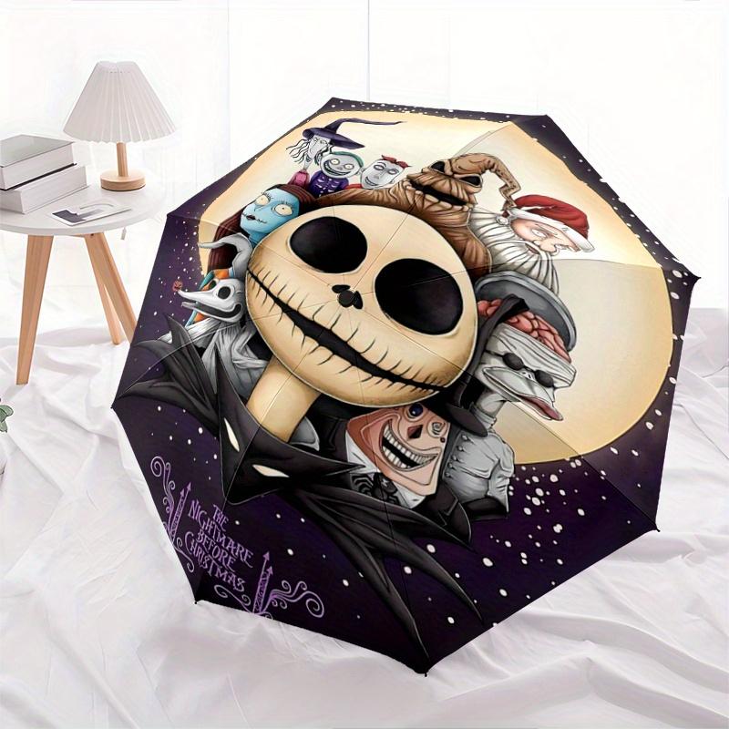 1pc Jack Skellington Automatic Open/CloseUmbrella-CuteUmbrella with Cute Design, Portable 3-Fold Compact Umbrella for Men & Women, Valentine
1pc Jack Skellington Automatic Open/CloseUmbrella-CuteUmbrella with Cute Design, Portable 3-Fold Compact Umbrella for Men & Women, Valentine