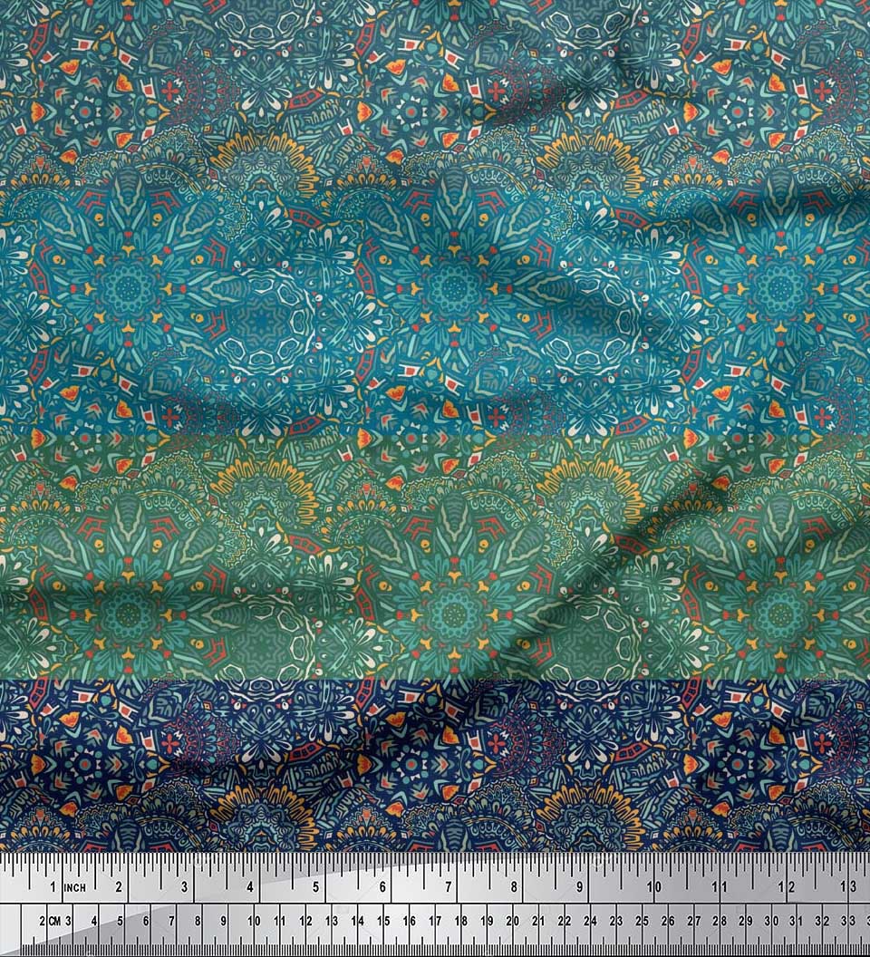 Японська креп-атласна тканина Soimoi в смужку та калейдоскоп з принтом мандали на метр 42 дюйма 42 Inch Wide - Poly Crepe зелений
Японська креп-атласна тканина Soimoi в смужку та калейдоскоп з принтом мандали на метр 42 дюйма 42 Inch Wide - Poly Crepe зелений