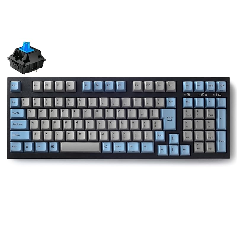 LEOPOLD FC980MBT GRAYBLUE Bluetooth/USB-C Japanese JIS layout Kana nothing 102 keys Space-saving keyboard with numeric keypad Switch hot-swappable
LEOPOLD FC980MBT GRAYBLUE Bluetooth/USB-C Japanese JIS layout Kana nothing 102 keys Space-saving keyboard with numeric keypad Switch hot-swappable