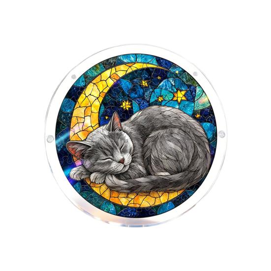 Stained Glass Style Puzzle Suncatcher Acrylic Window Hanging Ornaments DIY Jigsaw Puzzle Art Sun Catcher Kit for Adults T
Stained Glass Style Puzzle Suncatcher Acrylic Window Hanging Ornaments DIY Jigsaw Puzzle Art Sun Catcher Kit for Adults T