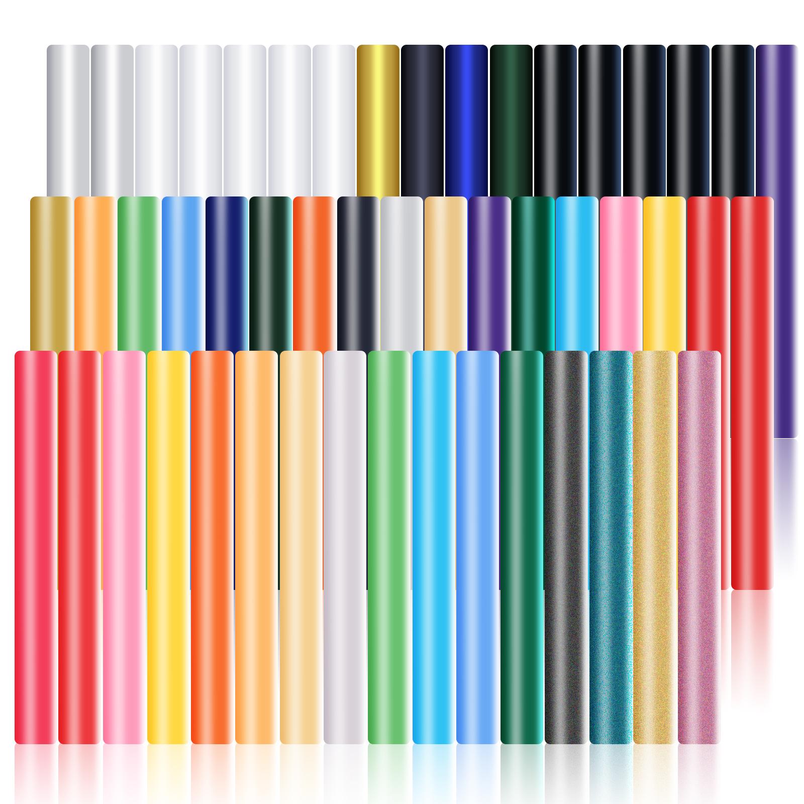 50 Sheets HTV Heat Transfer Vinyl Bundle 24 Color Iron on Vinyl for Cutting Machine Clothing Heat Press Vinyl DIY T Shirt Fabric
50 Sheets HTV Heat Transfer Vinyl Bundle 24 Color Iron on Vinyl for Cutting Machine Clothing Heat Press Vinyl DIY T Shirt Fabric