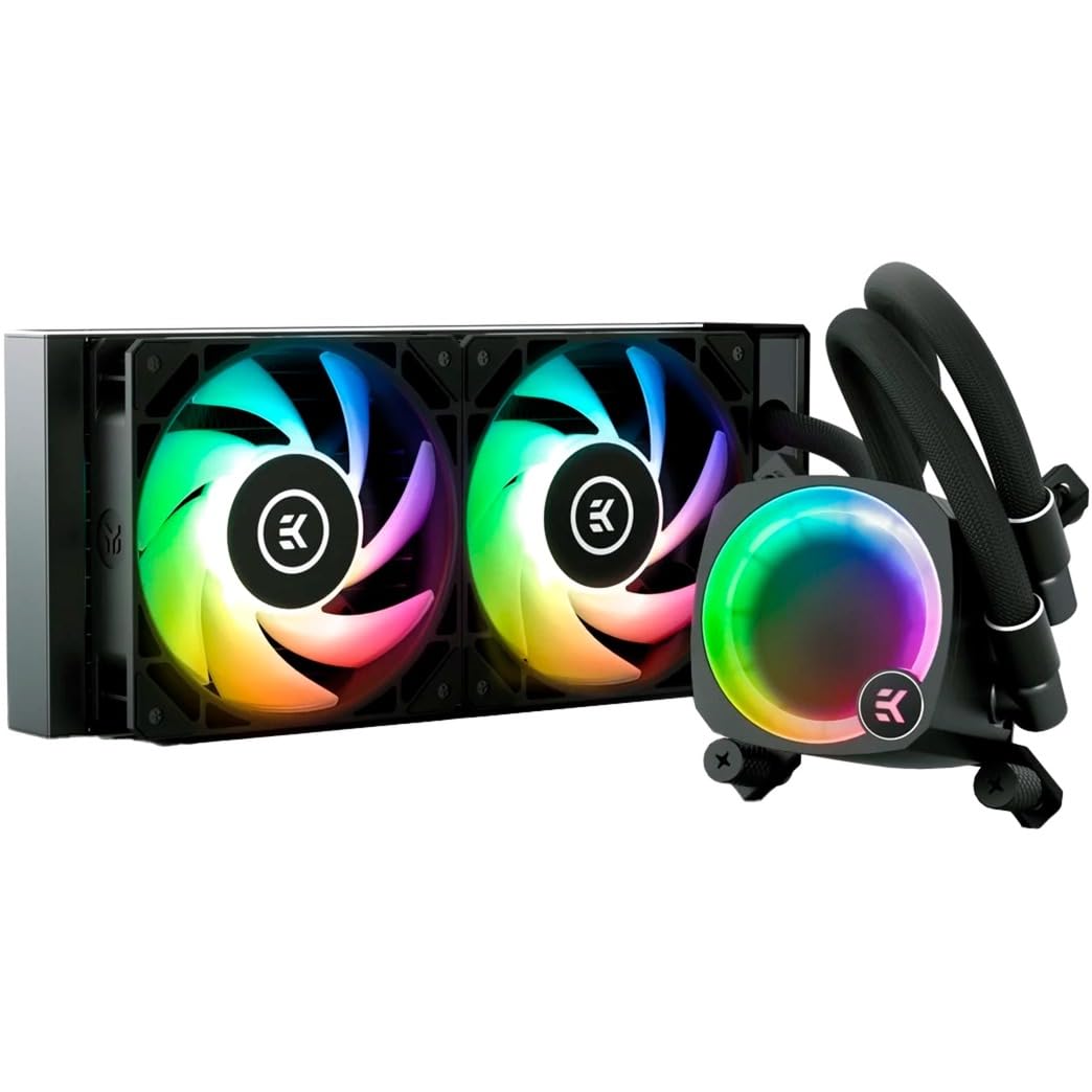 EKWB EK Nucleus AIO CR240 Lux Simple Water Cooling CPU Cooler with FPT Fan 120mm Fan Compatible with the Latest Intel AMD CPUs Water Cooling Computer
EKWB EK Nucleus AIO CR240 Lux Simple Water Cooling CPU Cooler with FPT Fan 120mm Fan Compatible with the Latest Intel AMD CPUs Water Cooling Computer