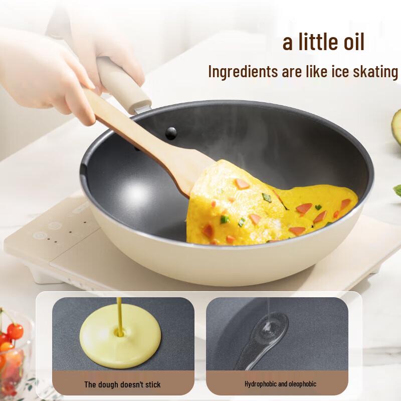 SUPOR 32cm Titanium Alloy Non-stick Stir-fry Pan
SUPOR 32cm Titanium Alloy Non-stick Stir-fry Pan