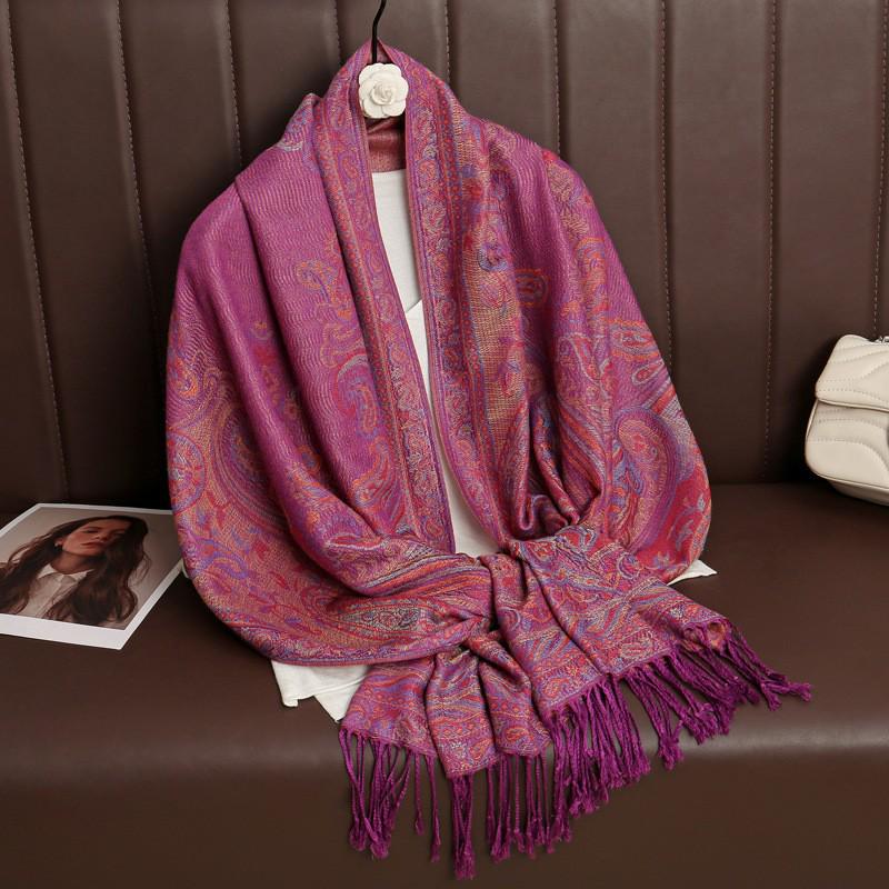 Luxury Paisley Jacquard Women s Scarf: Ethnic Style Imitation Cashmere Shawl for Autumn and Spring 70*190cm
Luxury Paisley Jacquard Women s Scarf: Ethnic Style Imitation Cashmere Shawl for Autumn and Spring 70*190cm