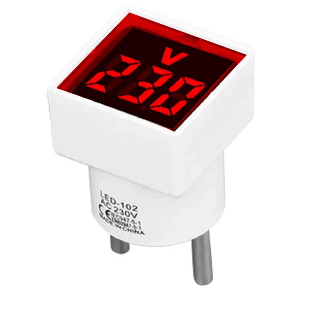 Square Digital AC Voltmeter EU Type with LCD Display Voltage Meter 50V to 500VAC for Industrial Power Monitoring China Mainland
Square Digital AC Voltmeter EU Type with LCD Display Voltage Meter 50V to 500VAC for Industrial Power Monitoring China Mainland