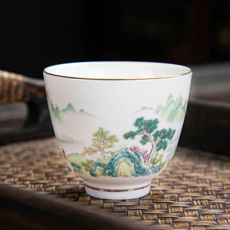 1 шт. Китайська керамічна чашка для чаю Ручний розпис Квіти та птахи Чашка для чаю Ручна робота Порцелянова чашка для чаю Побутові аксесуари для чайного сервізу 5.6x4.8cm 50ml
1 шт. Китайська керамічна чашка для чаю Ручний розпис Квіти та птахи Чашка для чаю Ручна робота Порцелянова чашка для чаю Побутові аксесуари для чайного сервізу 5.6x4.8cm 50ml