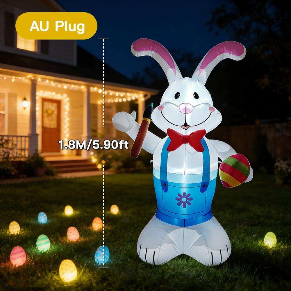 1.8/2.7M Easter Bunny/Carrot/Egg Figure Inflatable Decoration Easter Garden Yard Lawn Decor LED Waterproof Glowing Decoration
1.8/2.7M Easter Bunny/Carrot/Egg Figure Inflatable Decoration Easter Garden Yard Lawn Decor LED Waterproof Glowing Decoration