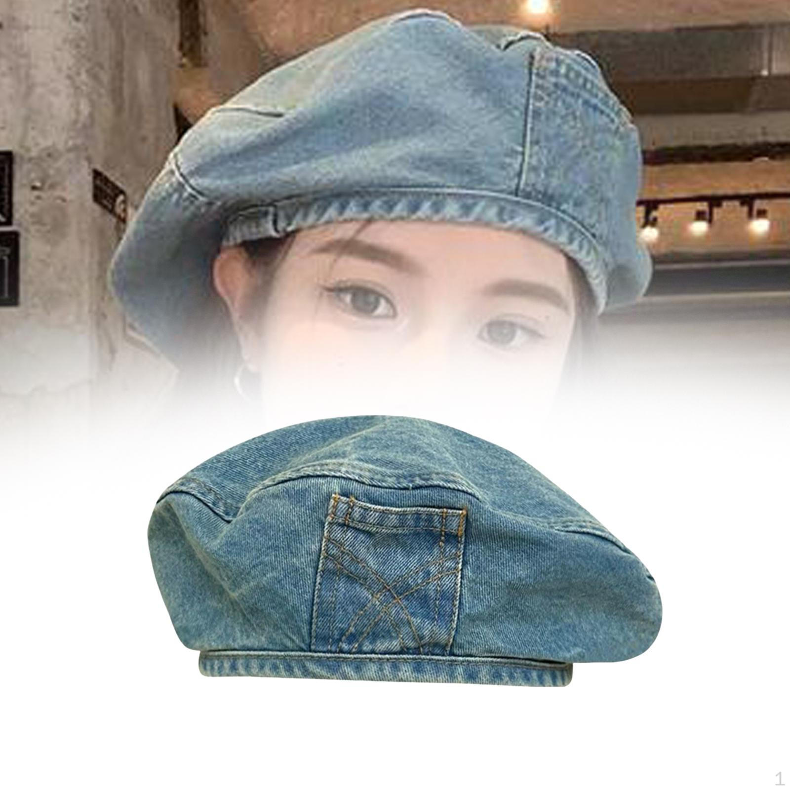 Джинсовый берет, элегантный головной убор, удобная шапочка для путешествий, шопинга, отпуска
Джинсовый берет, элегантный головной убор, удобная шапочка для путешествий, шопинга, отпуска