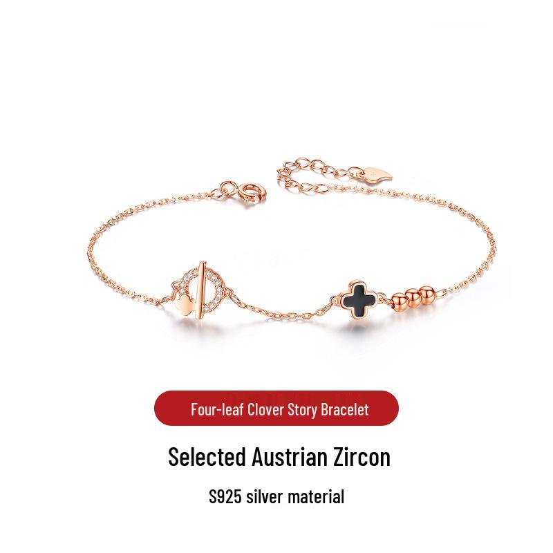 Браслет Star City S925 Четырехлистный клевер : Элегантный нишевый дизайн, идеальный подарок на День святого Валентина для вашей девушки
Браслет Star City S925 Четырехлистный клевер : Элегантный нишевый дизайн, идеальный подарок на День святого Валентина для вашей девушки