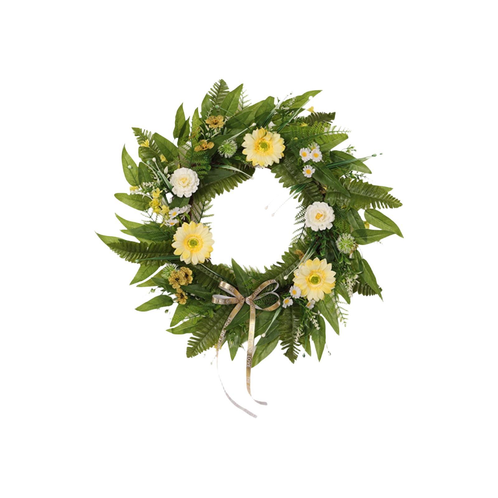 3D 55cm Simulation Wreath, Green Plant Home Decoration Door Hanging, Spring And Summer Simulation Flower Wreath, Fern Home Decoration
3D 55cm Simulation Wreath, Green Plant Home Decoration Door Hanging, Spring And Summer Simulation Flower Wreath, Fern Home Decoration