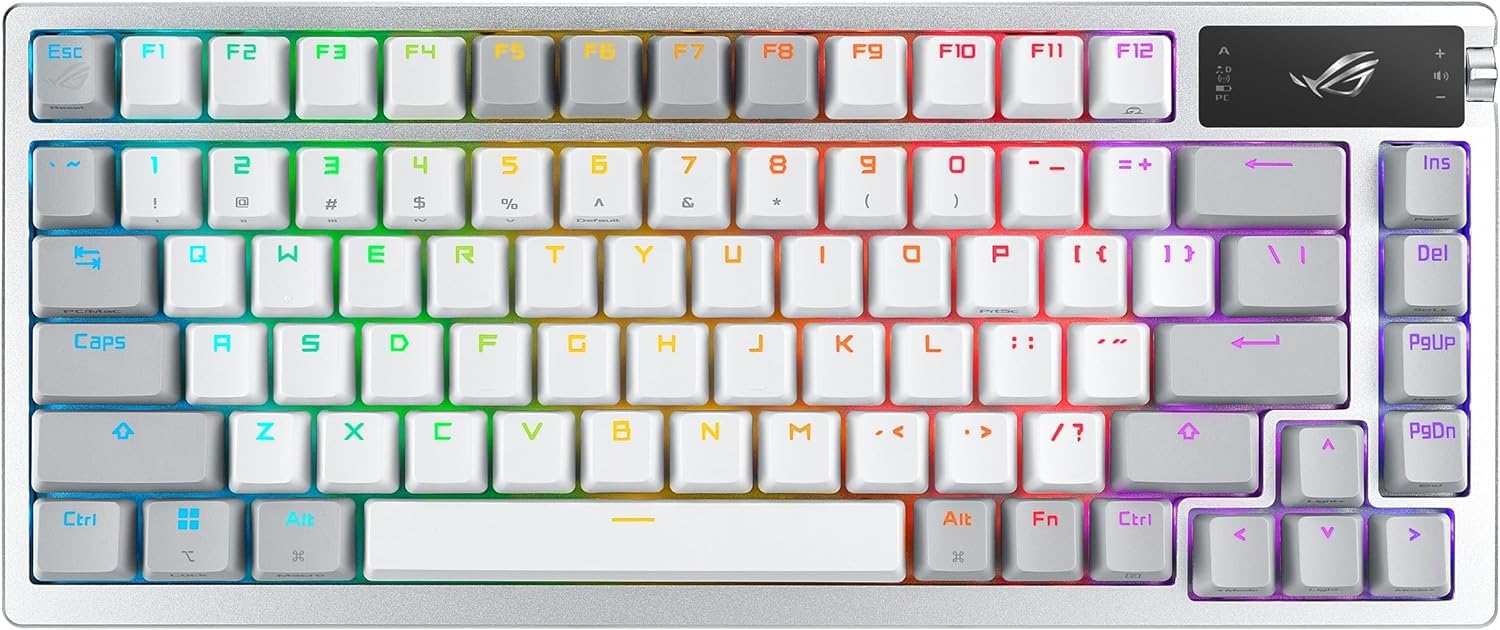 Ігрова клавіатура ASUS ROG Azoth RED Спеціальна ігрова розкладка клавіатури Кріплення прокладки 3-шаровий безшумний демпфер ROG NX Механічний перемикач ROG Stabilizer PBT Double чорний
Ігрова клавіатура ASUS ROG Azoth RED Спеціальна ігрова розкладка клавіатури Кріплення прокладки 3-шаровий безшумний демпфер ROG NX Механічний перемикач ROG Stabilizer PBT Double чорний