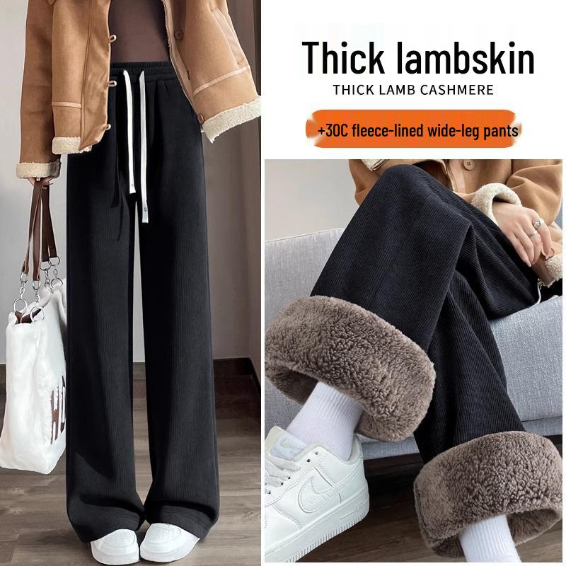 Autumn/Winter 2024 Women s Chenille Fleece Wide-Leg Pants - Petite Lamb Fleece Straight-Leg Trousers Large
Autumn/Winter 2024 Women s Chenille Fleece Wide-Leg Pants - Petite Lamb Fleece Straight-Leg Trousers Large