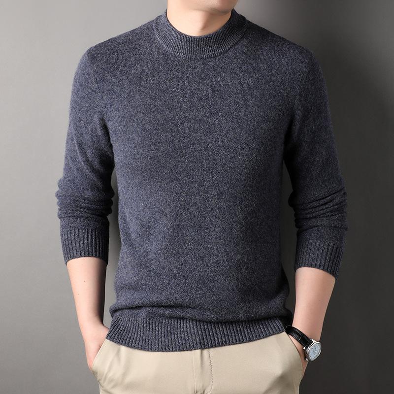 Men s Sweater Fashion Solid Color Half High Neck Thickened Men s Knitted Inner Layer Men s Long Sleeve Top Sweater Men s
Men s Sweater Fashion Solid Color Half High Neck Thickened Men s Knitted Inner Layer Men s Long Sleeve Top Sweater Men s
