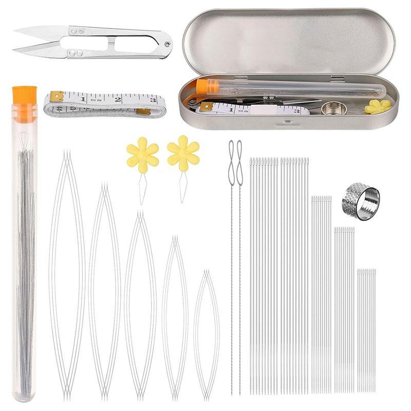 Aug. 74 Pcs Beading Needles Set For Jewelry Making, Including Various Sizes And Types Of Beading Needles
Aug. 74 Pcs Beading Needles Set For Jewelry Making, Including Various Sizes And Types Of Beading Needles