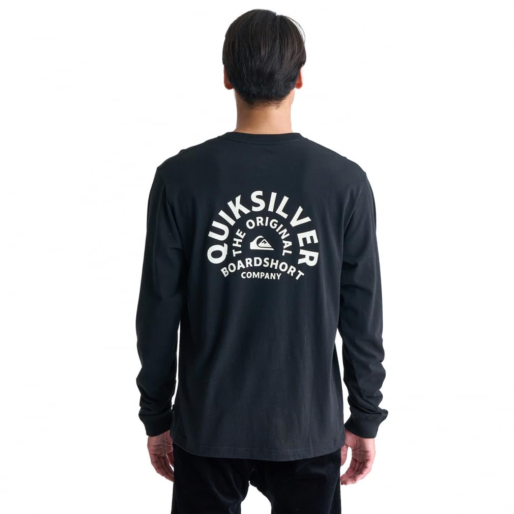 Quiksilver Streetwear US Cotton Regular Fit Circle Print Long Sleeve for Black T-Shirt Men, чорний
Quiksilver Streetwear US Cotton Regular Fit Circle Print Long Sleeve for Black T-Shirt Men, чорний