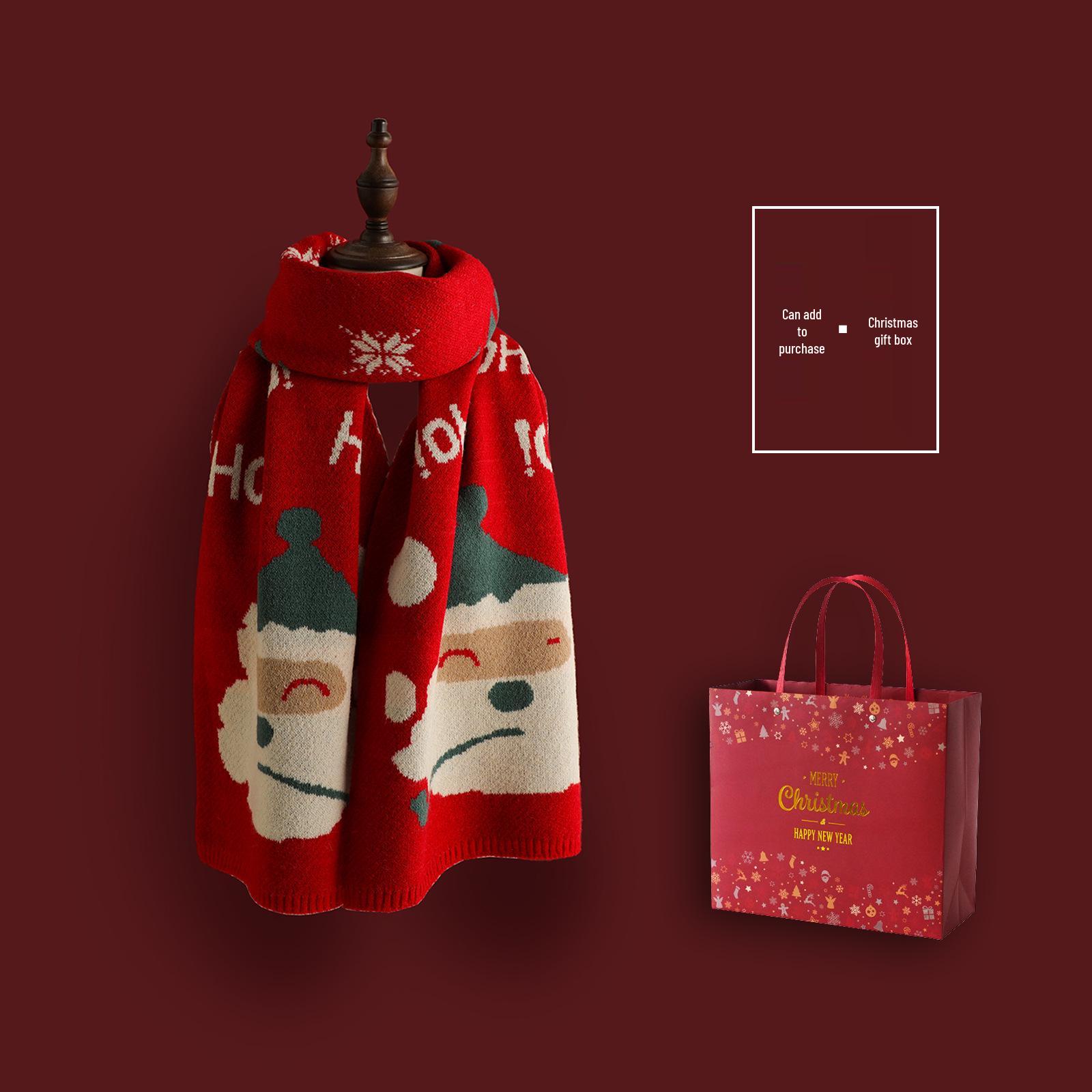 Червоний шарф Санта Клауса для жінок - Універсальний, теплий та милий різдвяний подарунок 180x35cm яскраво-червоного кольору
Червоний шарф Санта Клауса для жінок - Універсальний, теплий та милий різдвяний подарунок 180x35cm яскраво-червоного кольору