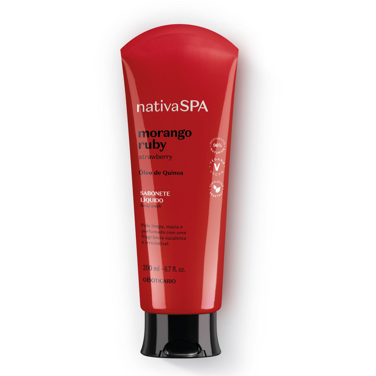 o Boticario NATIVA SPA Жидкое мыло Клубника o Boticario NATIVA SPA SABONETE LIQUIDO MORANGO RUBY 200 мл MOR-R
o Boticario NATIVA SPA Жидкое мыло Клубника o Boticario NATIVA SPA SABONETE LIQUIDO MORANGO RUBY 200 мл MOR-R