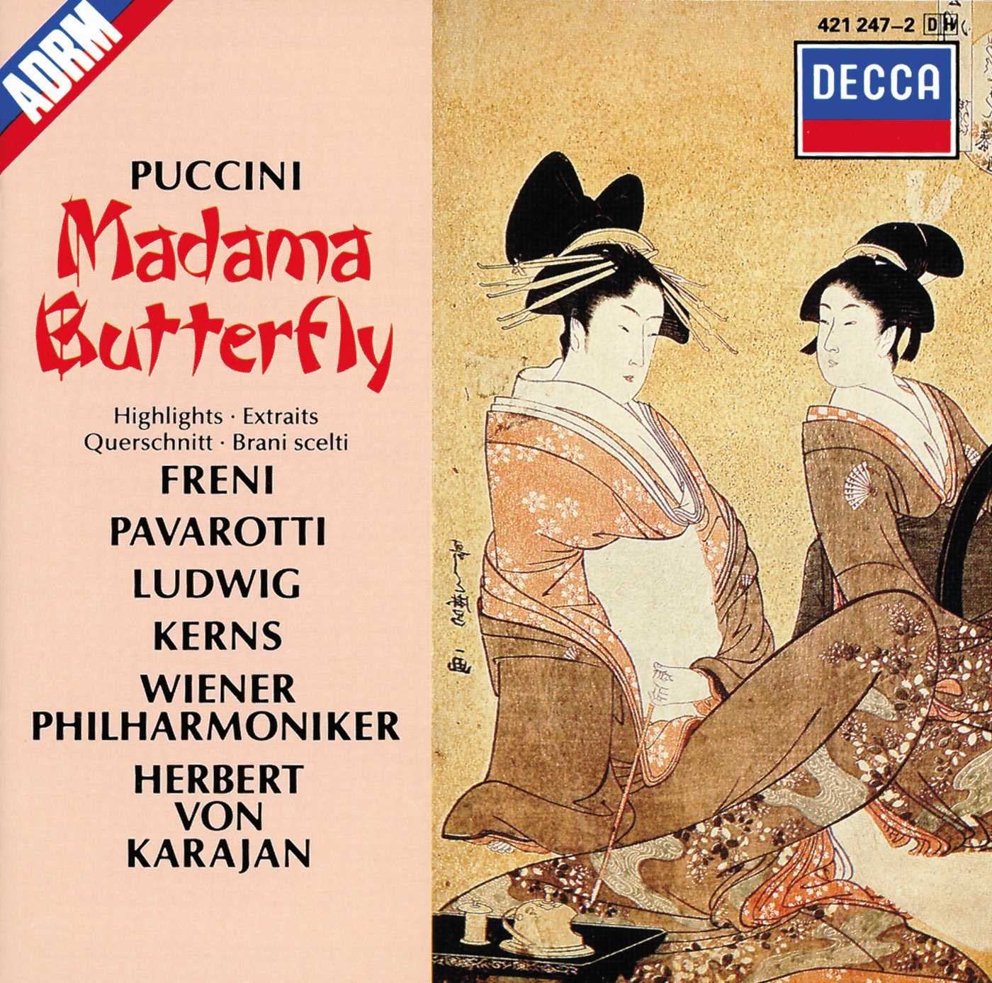 CD VIENNA PHILHARMONIC ORCHESTRA, ROBE - Madame Butterfly (Highlights) 4212472 Decca 1989 UK Classical Used
CD VIENNA PHILHARMONIC ORCHESTRA, ROBE - Madame Butterfly (Highlights) 4212472 Decca 1989 UK Classical Used