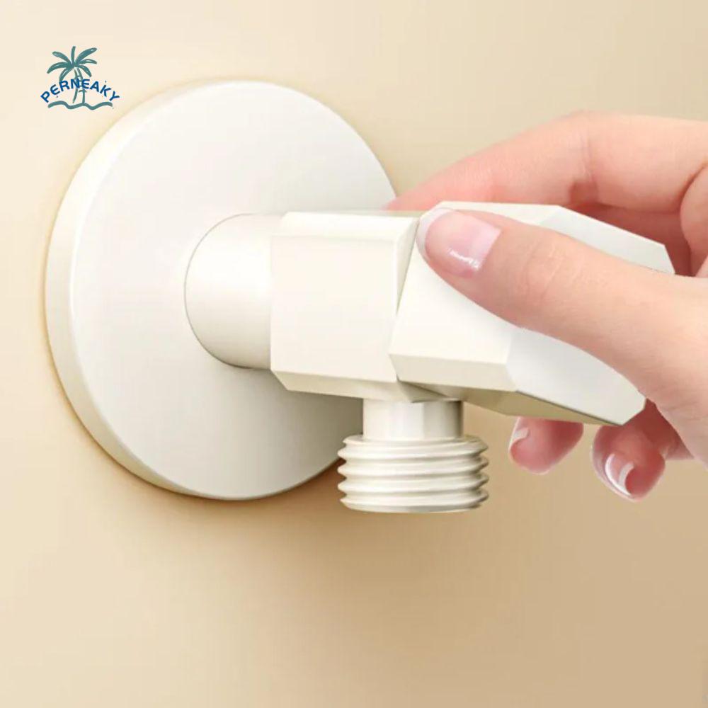 Solid Brass Triangle Valve Cream White Copper Material Water Stop Valve Quick Opening G1/2 Thread Switch Valve Washing Machine White
Solid Brass Triangle Valve Cream White Copper Material Water Stop Valve Quick Opening G1/2 Thread Switch Valve Washing Machine White