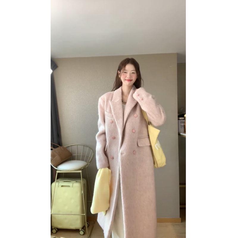 Women s Mid-Length Pink Woolen Coat, 2024 Autumn/Winter Style - Thick, High-Grade, Petite Fit. M 115-125 cm
Women s Mid-Length Pink Woolen Coat, 2024 Autumn/Winter Style - Thick, High-Grade, Petite Fit. M 115-125 cm