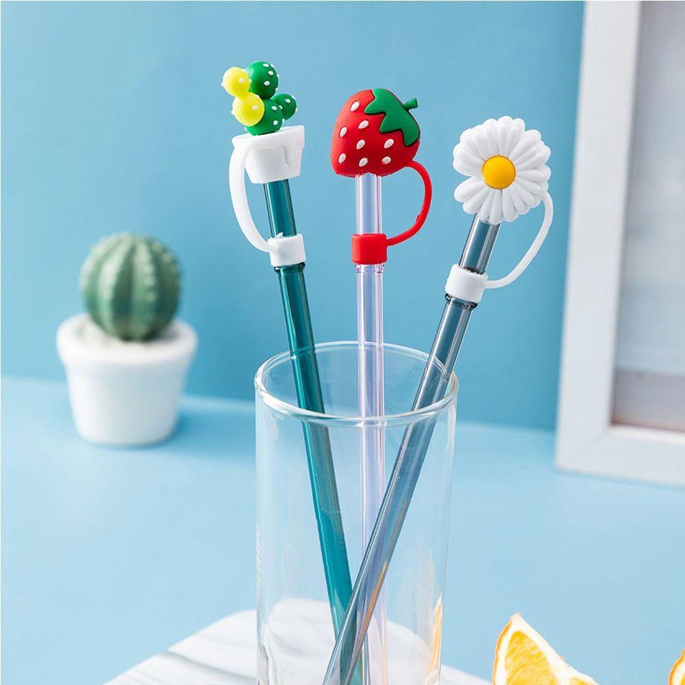 Cute for Straws Glass Silicone Straws Decorative Cap Bottle Accessories Anti-Dust Cap Straw Plug 01
Cute for Straws Glass Silicone Straws Decorative Cap Bottle Accessories Anti-Dust Cap Straw Plug 01