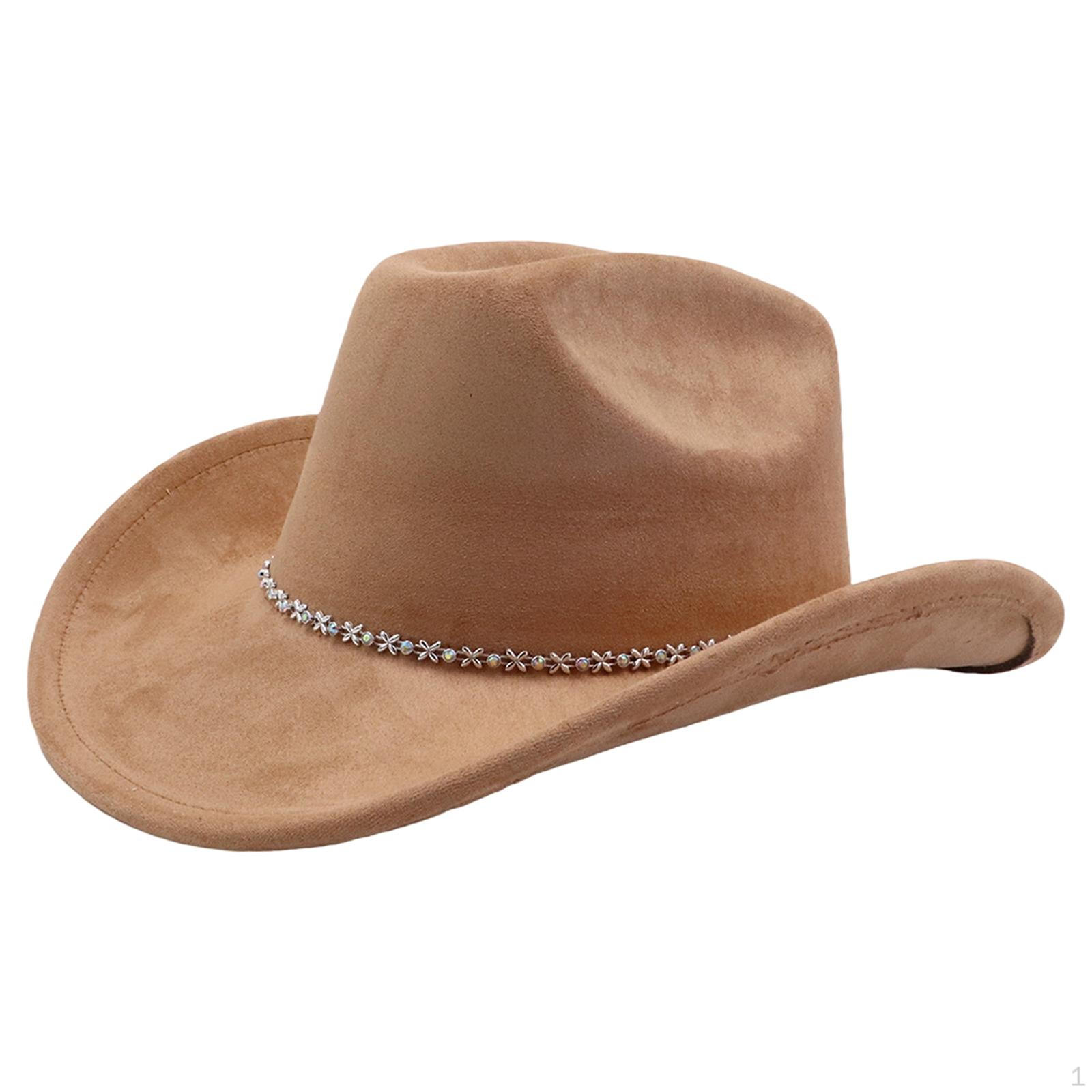 Adult Cowboy Hat, Wide Brim Western Headwear, Lightweight And Sturdy Polyester Party Suitable Camel
Adult Cowboy Hat, Wide Brim Western Headwear, Lightweight And Sturdy Polyester Party Suitable Camel