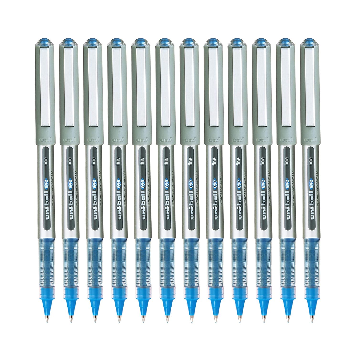 uni-ball Eye UB157 0.7 mm Roller Ball Pens Blue Ink Smooth Writing Pack of 12
uni-ball Eye UB157 0.7 mm Roller Ball Pens Blue Ink Smooth Writing Pack of 12