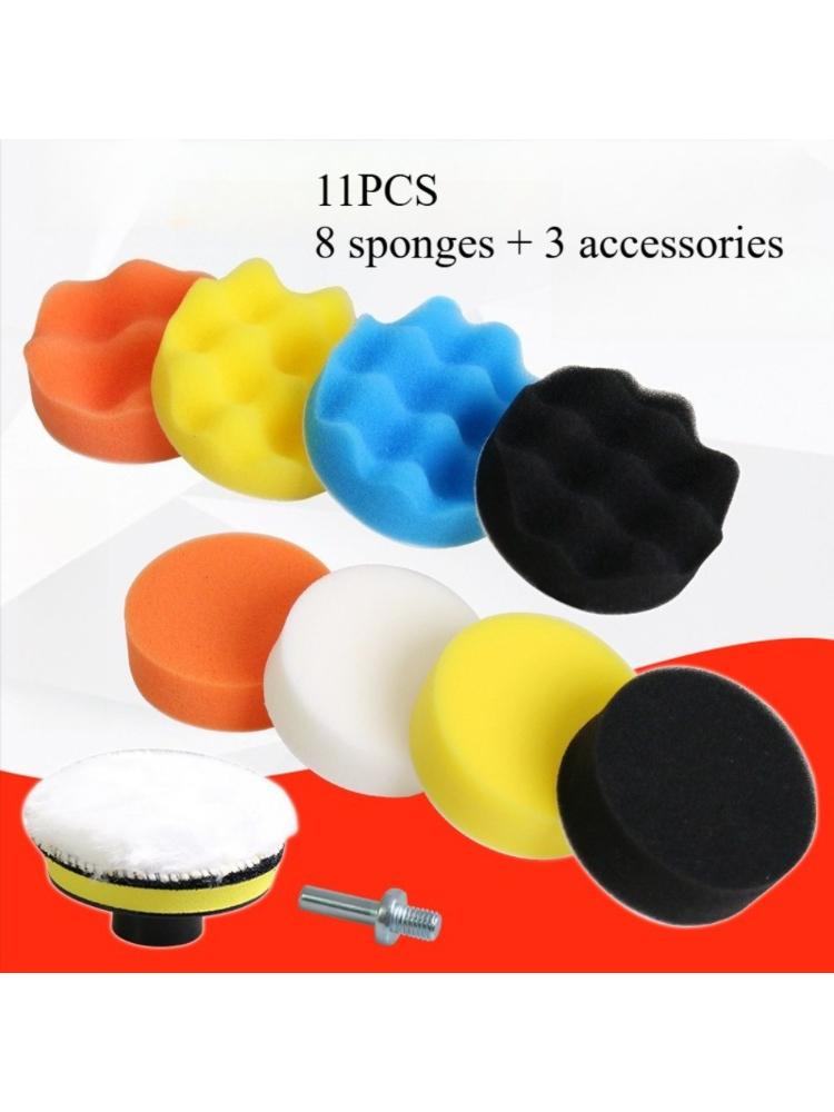 Набор полировальных губок для детейлинга автомобиля - Включает подушечки из японской шерсти, губчатые круги и полировальные диски
Набор полировальных губок для детейлинга автомобиля - Включает подушечки из японской шерсти, губчатые круги и полировальные диски