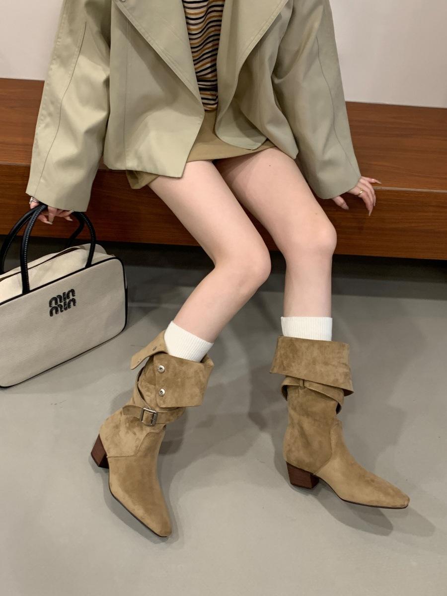 Замшевые ботильоны на высоком каблуке с острым носком, средней длины, ботинки-рыцари, женские ботинки 2025 осень/зима, коричневые длинные облегающие ботфорты 39 хаки
Замшевые ботильоны на высоком каблуке с острым носком, средней длины, ботинки-рыцари, женские ботинки 2025 осень/зима, коричневые длинные облегающие ботфорты 39 хаки