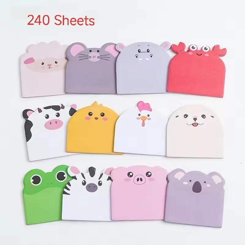 Large Assortment of Cartoon Animal Sticky Notes, 240/960 Sheets Ready to Use
Large Assortment of Cartoon Animal Sticky Notes, 240/960 Sheets Ready to Use