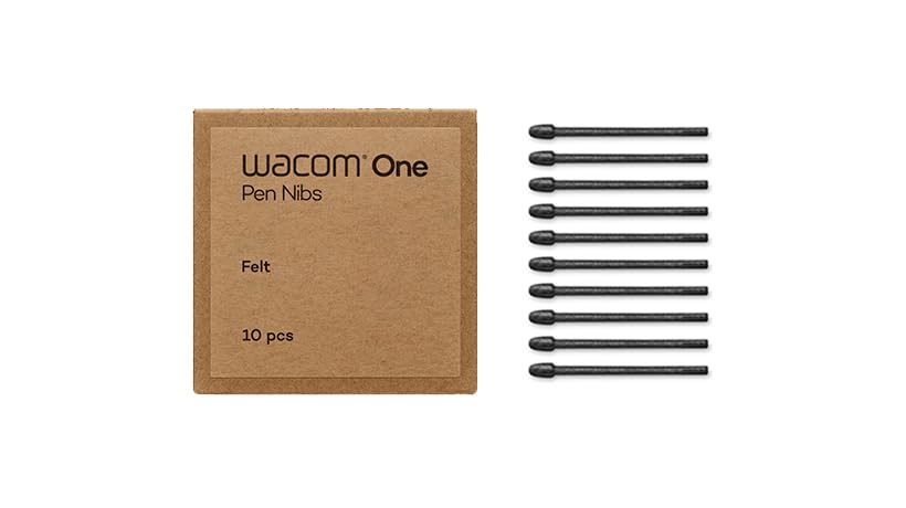 Wacom One Pen Felt Tips (10-Pack) ACK24919Z
Wacom One Pen Felt Tips (10-Pack) ACK24919Z