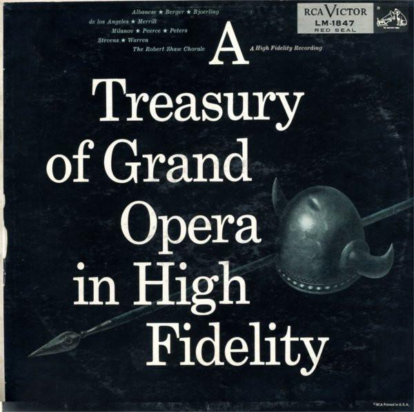 LP Record VARIOUS A Treasury Of Grand Opera In High F LM1847 RCA VICTOR RED 1955 US Classical Used
LP Record VARIOUS A Treasury Of Grand Opera In High F LM1847 RCA VICTOR RED 1955 US Classical Used