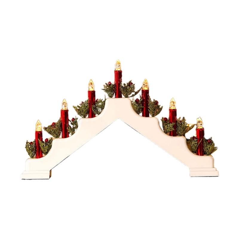 Festival Candle Light Holder for Christmas Decoration Elegant Finish, Double Power Option for Festival Home Holiday
Festival Candle Light Holder for Christmas Decoration Elegant Finish, Double Power Option for Festival Home Holiday