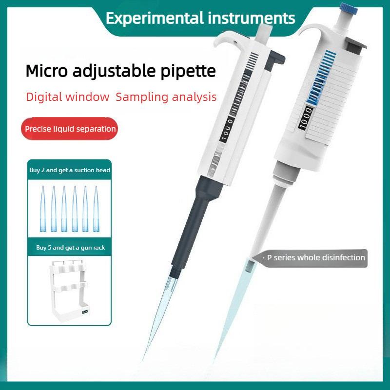 Single Channel Manual Continuously Adjustable Pipette Gun Laboratory Digital Micropipette Chemistry Lab Equipment 0.1-2.5ul
Single Channel Manual Continuously Adjustable Pipette Gun Laboratory Digital Micropipette Chemistry Lab Equipment 0.1-2.5ul