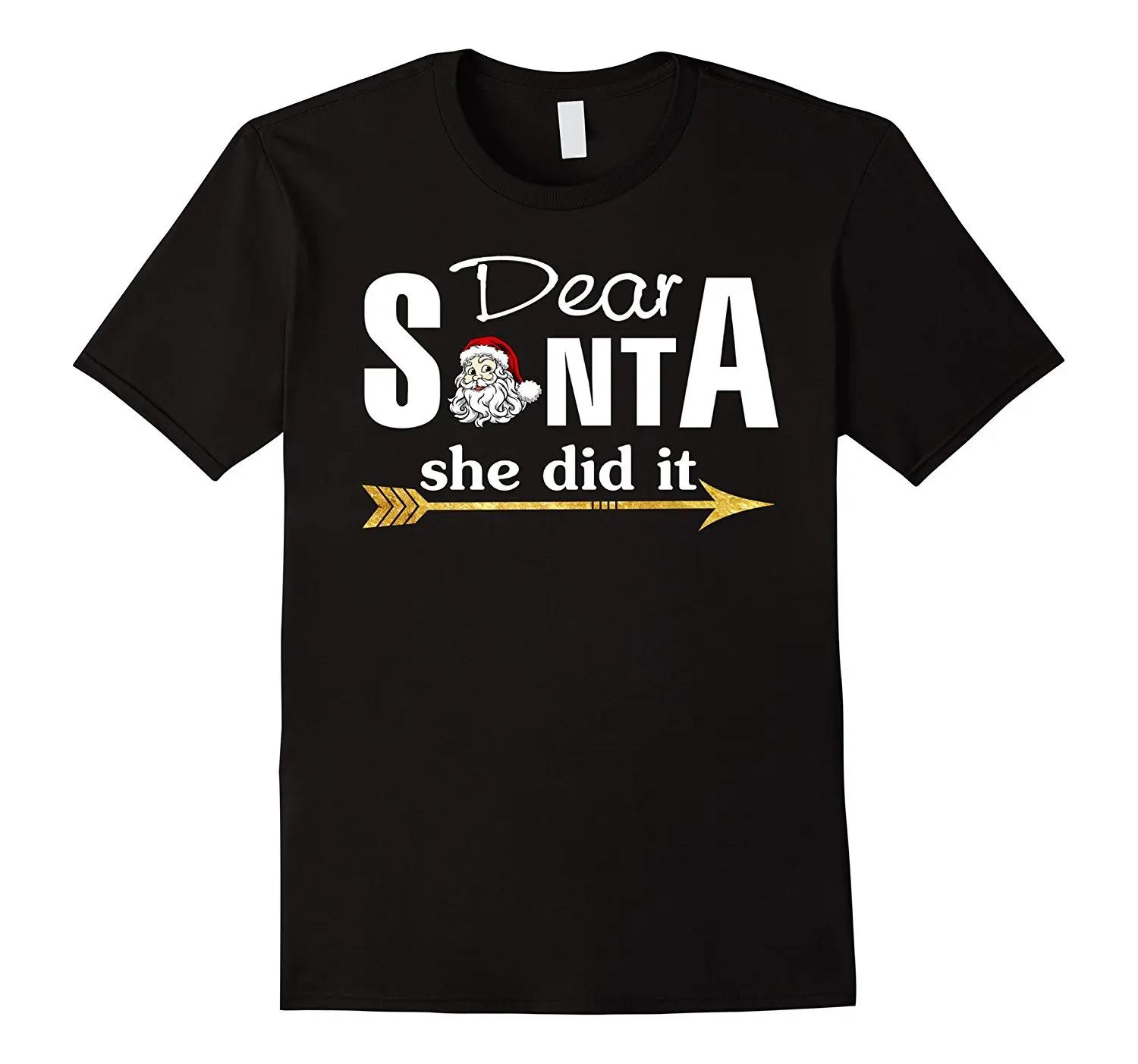 Dear Santa She Did It TShirt Funny Matching Couple Xmas TShirt 100 Cotton ONeck Short Sleeve Casual Mens Tshirt Size S3XL 4XL
Dear Santa She Did It TShirt Funny Matching Couple Xmas TShirt 100 Cotton ONeck Short Sleeve Casual Mens Tshirt Size S3XL 4XL