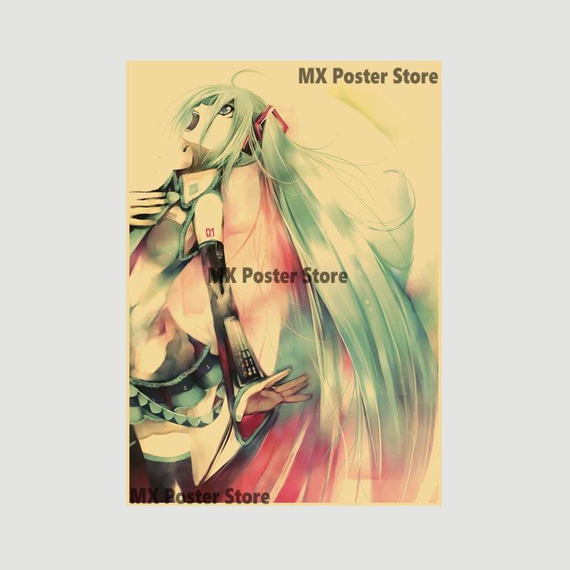 Аниме идол мультфильм певец Мику плакат HD печать крафт-бумага ретро настенные художественные фотографии спальня декоративная живопись домашний декор подарки 42x30cm
Аниме идол мультфильм певец Мику плакат HD печать крафт-бумага ретро настенные художественные фотографии спальня декоративная живопись домашний декор подарки 42x30cm