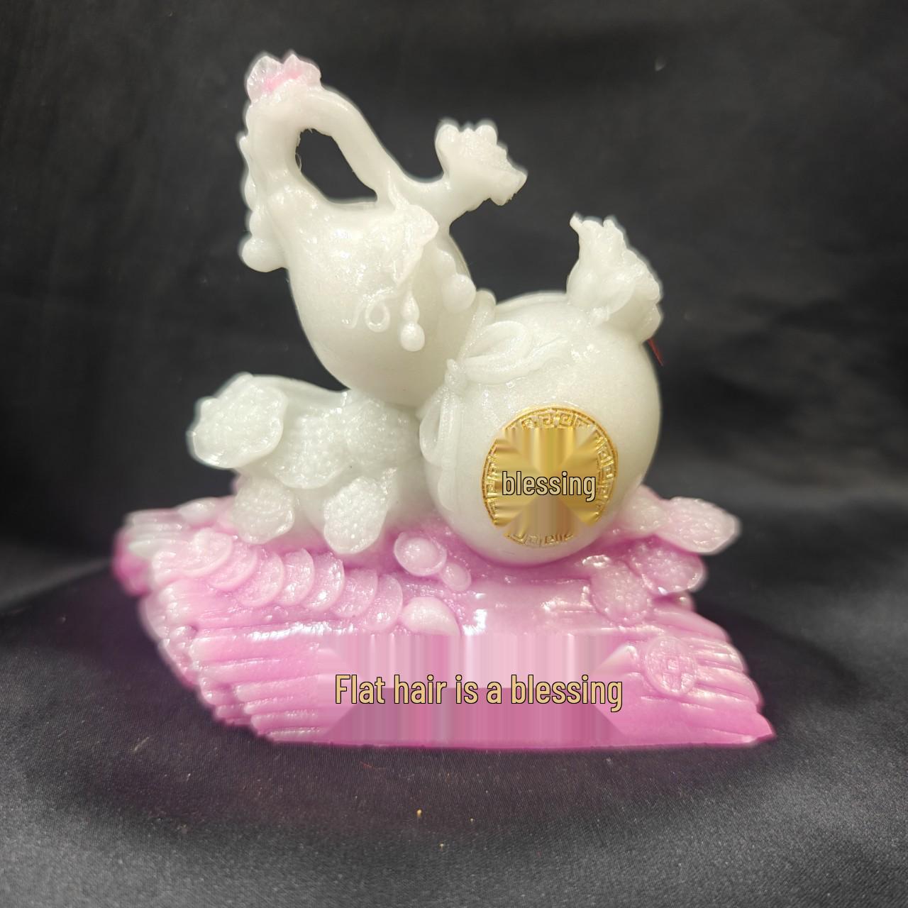Antique Luminous Stone Ornament: Gilded Blessing for Prosperity and Peace - Ideal for Living Room or Office Decor 0464
Antique Luminous Stone Ornament: Gilded Blessing for Prosperity and Peace - Ideal for Living Room or Office Decor 0464