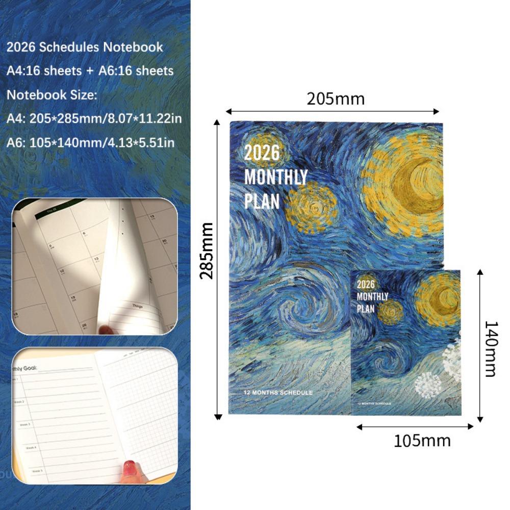 2Pcs/Set Learning Plan Planner Notebook Work Efficiency 2026 Calendar Planner Agenda Planner Office
2Pcs/Set Learning Plan Planner Notebook Work Efficiency 2026 Calendar Planner Agenda Planner Office