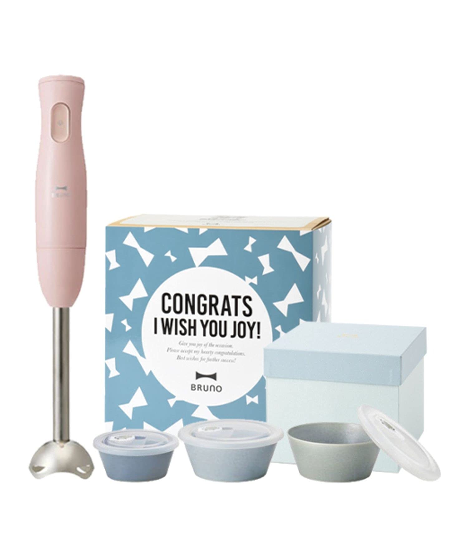 BRUNO Blender Attachments 3 Types Whipper Celebration Wrapping Ceramic Storage Container Set Baby Food Mixer Slim Compact Hand Mixer Hand Blender
BRUNO Blender Attachments 3 Types Whipper Celebration Wrapping Ceramic Storage Container Set Baby Food Mixer Slim Compact Hand Mixer Hand Blender