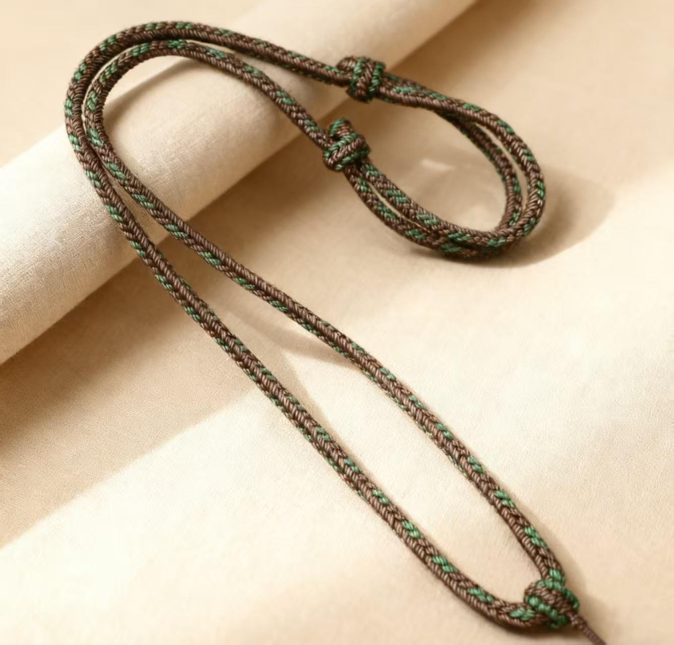 Handmade Eight-Strand Braided Adjustable Necklace Rope for Men & Women No specific size
Handmade Eight-Strand Braided Adjustable Necklace Rope for Men & Women No specific size