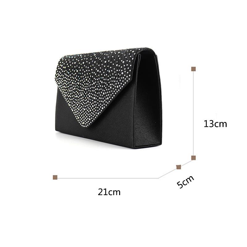 Women Chain Crossbody Bag Diamond Embellishment Shines Envelope Bag Lady Trendy Cluthes Luxury Temperament Shoulder Bag Handbag чёрный
Women Chain Crossbody Bag Diamond Embellishment Shines Envelope Bag Lady Trendy Cluthes Luxury Temperament Shoulder Bag Handbag чёрный
