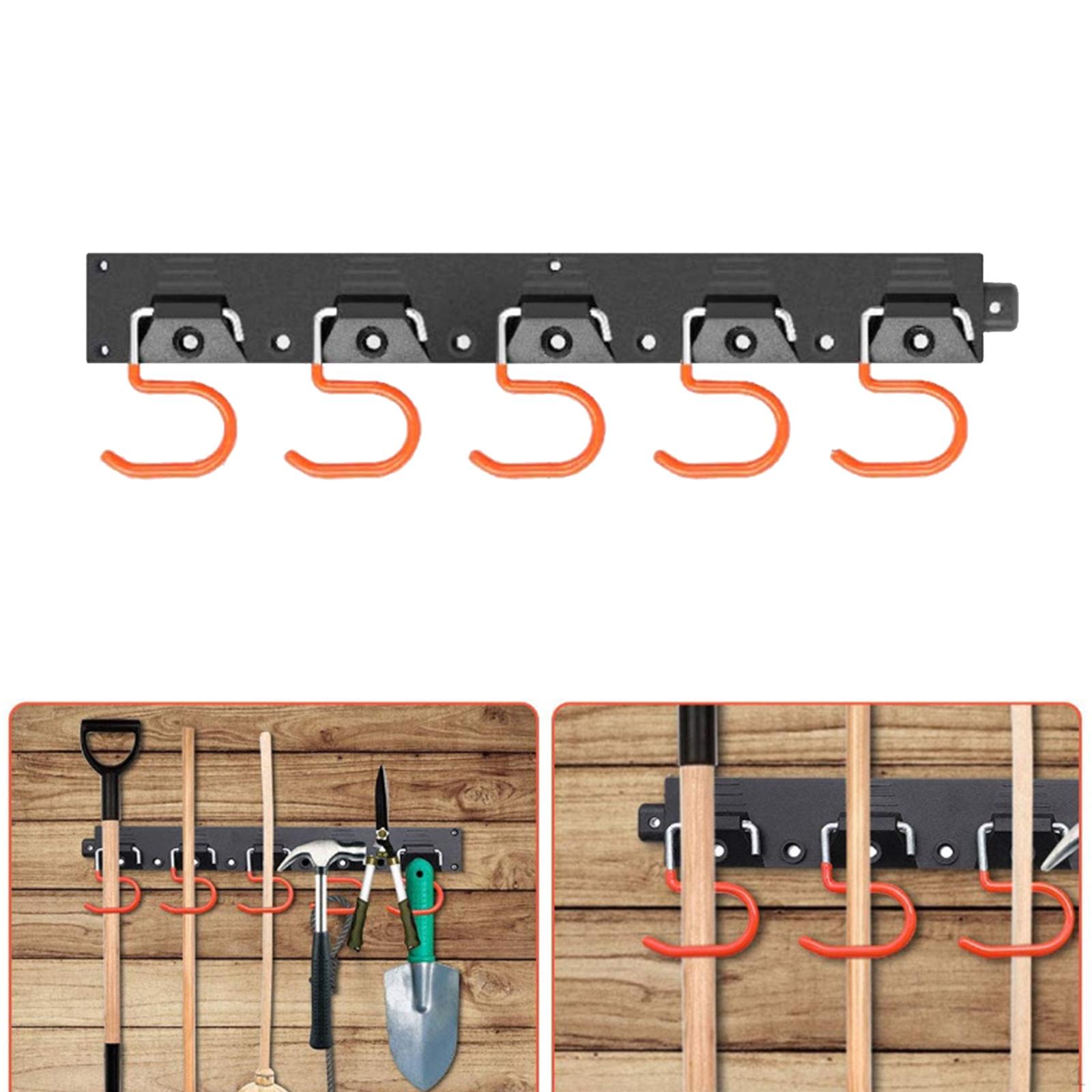 Mop Broom Holder Metal Mounted Garage Storage Organizer Heavy Duty Tools Hanger with 5 Hooks for
Mop Broom Holder Metal Mounted Garage Storage Organizer Heavy Duty Tools Hanger with 5 Hooks for