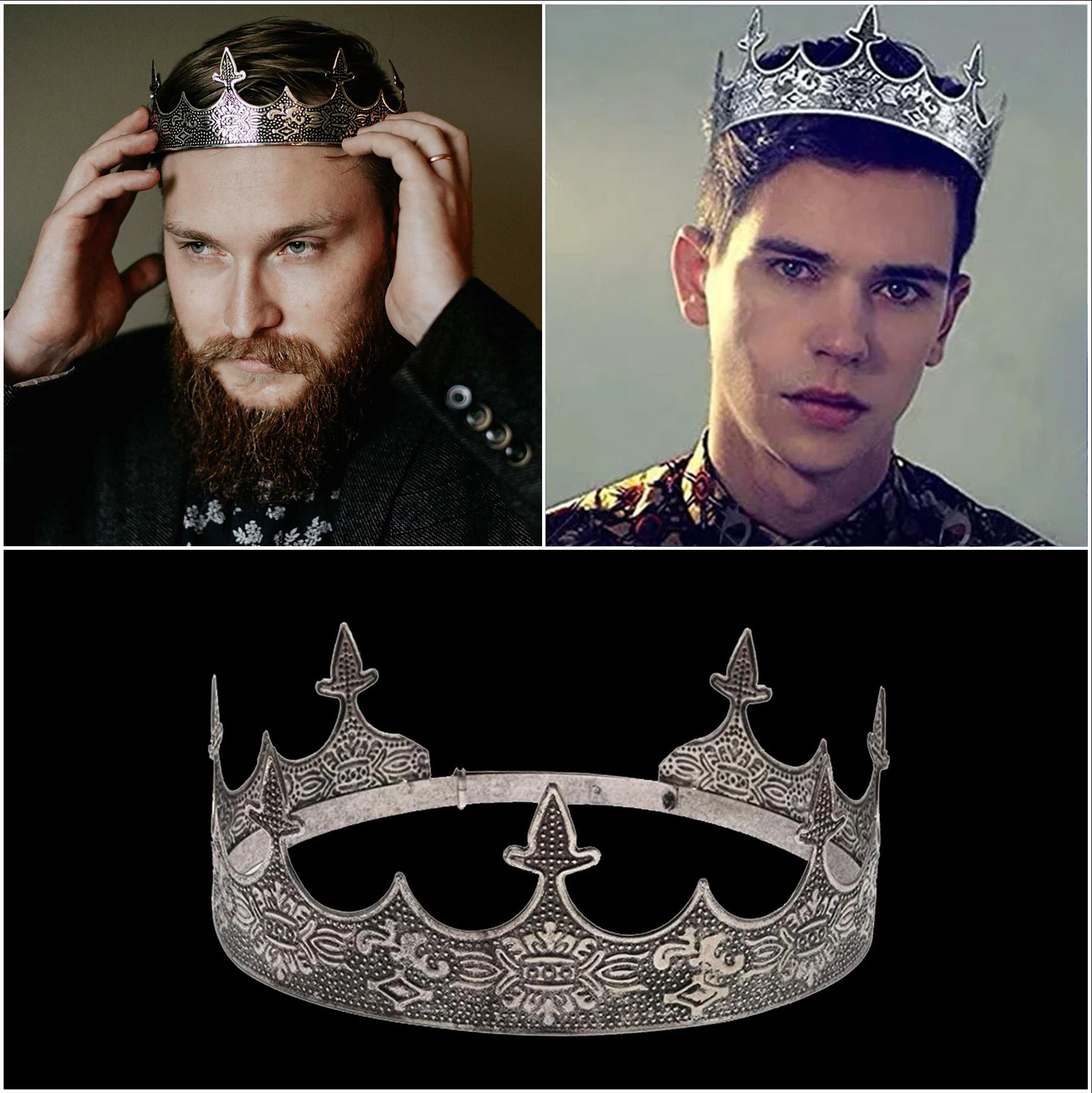 Baroque Vintage Metal Circle Tiara Royal Queen King Crown men queen hair accessories tiara performance tiara unisex prince crown
Baroque Vintage Metal Circle Tiara Royal Queen King Crown men queen hair accessories tiara performance tiara unisex prince crown
