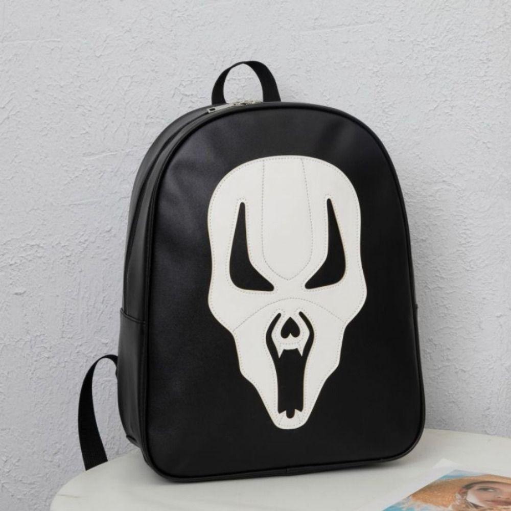 Waterproof Halloween Ghost Skull Backpack PU Leather Funny Skeleton Shoulder Bag Students
Waterproof Halloween Ghost Skull Backpack PU Leather Funny Skeleton Shoulder Bag Students